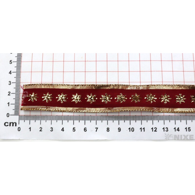 PLÁTNOVÁ STUHA DR 25mmx25m*BORDOVÁ 451504