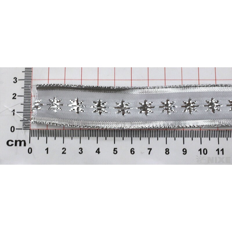 PLÁTNOVÁ STUHA DR 25mmx25m*STŘÍBRNÁ 451502