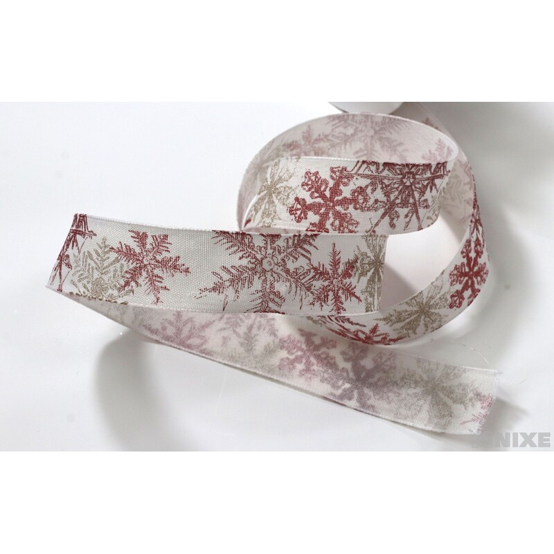 NORDIC 51304 25mmx20m*KRÉMOVÁ+ČERVENÁ 124