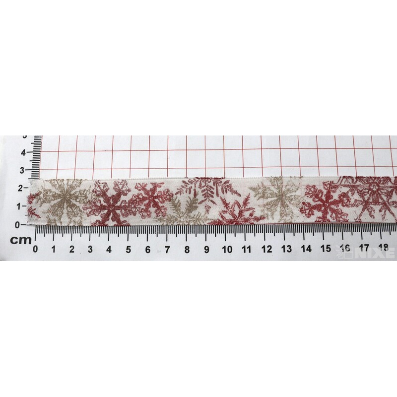 NORDIC 51304 25mmx20m*KRÉMOVÁ+ČERVENÁ 124