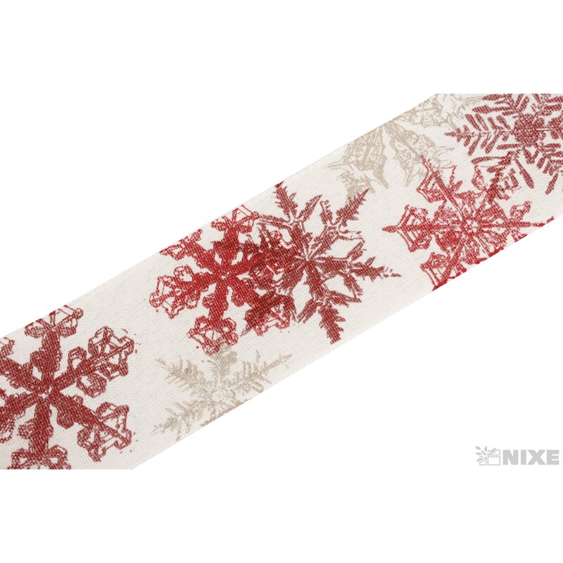 NORDIC 51304 40mmx20m*KRÉMOVÁ+ČERVENÁ 124