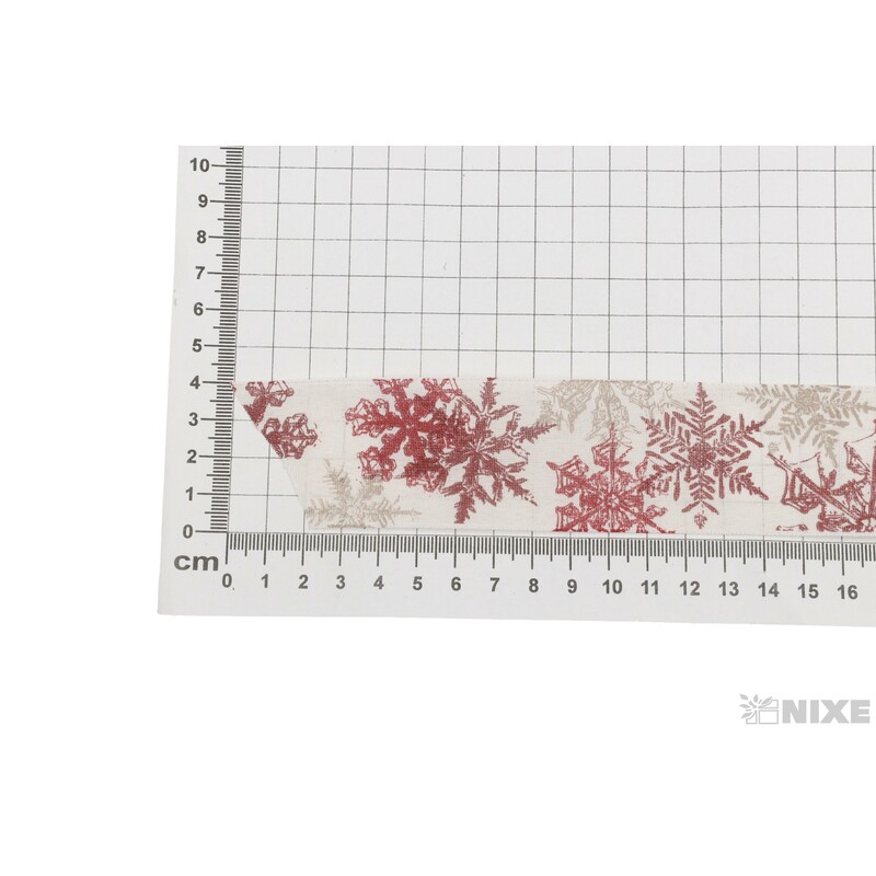 NORDIC 51304 40mmx20m*KRÉMOVÁ+ČERVENÁ 124