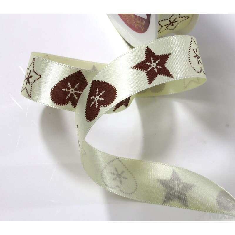 STUHA VIVIEN 25mmx25m*KRÉM.+HNĚDÁ