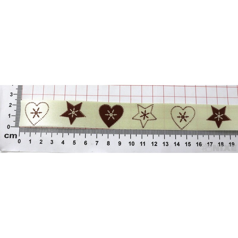 STUHA VIVIEN 25mmx25m*KRÉM.+HNĚDÁ