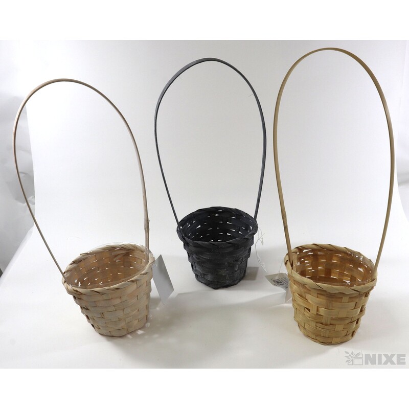 KOŠ PROUTĚNÝ 10x07x38cm*MIX BAREV