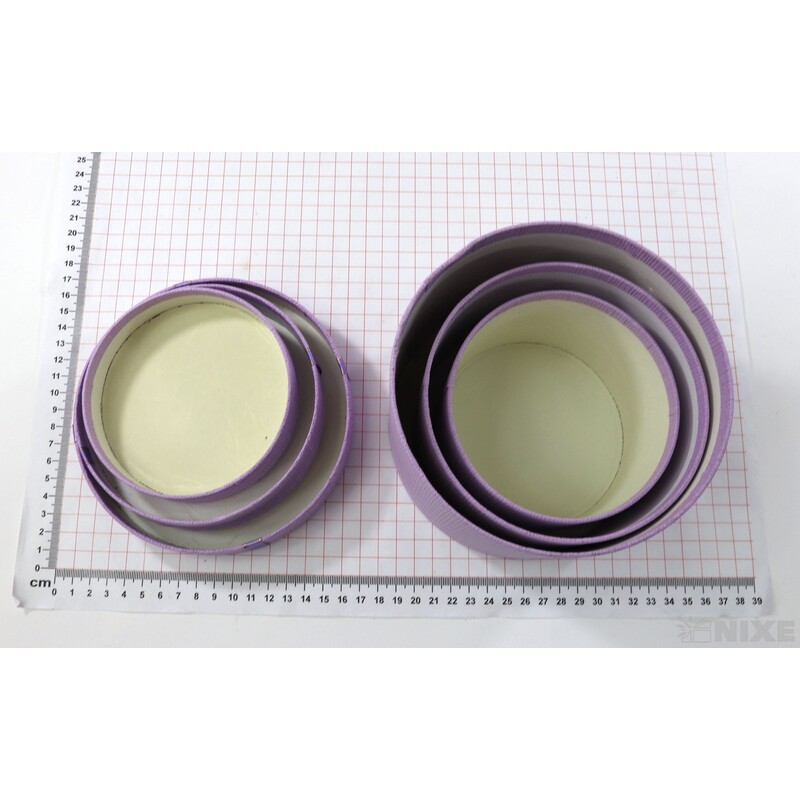 KRABICE pr. 14x11cm 12x10 10x08*FIALOVÁ