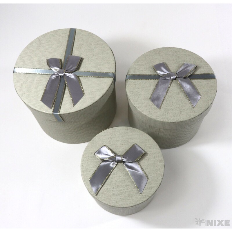 KRABICE pr. 14x11cm 12x10 10x08*ŠEDÁ