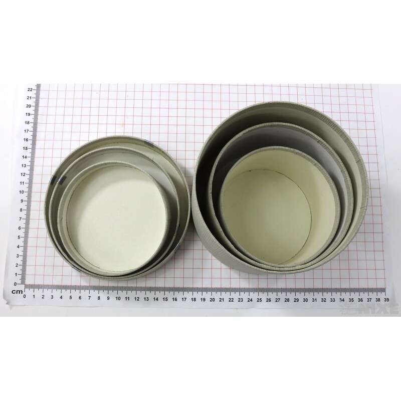 KRABICE pr. 14x11cm 12x10 10x08*ŠEDÁ