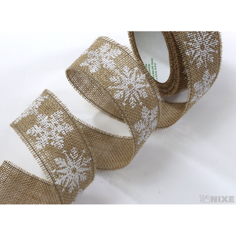 STUHA JUTA VLOČKA 45mmx4,5m*PŘÍRODNÍ+BÍLÁ