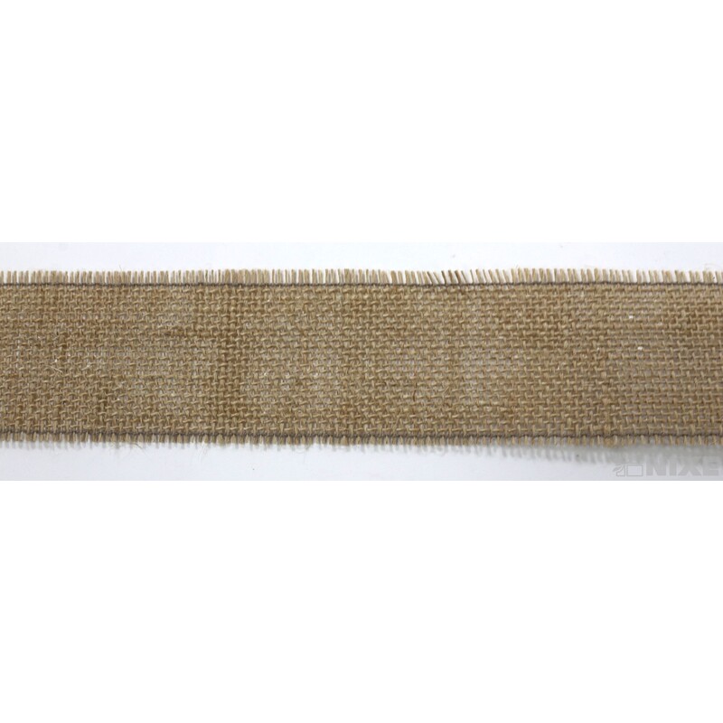 STUHA JUTA VLOČKA 45mmx4,5m*PŘÍRODNÍ+BÍLÁ