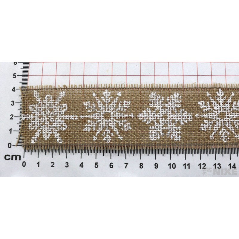 STUHA JUTA VLOČKA 45mmx4,5m*PŘÍRODNÍ+BÍLÁ