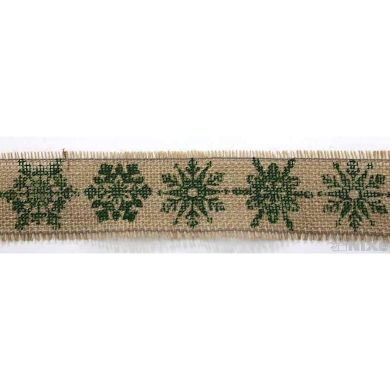 STUHA JUTA VLOČKA 45mmx4,5m*PŘÍRODNÍ+ZELENÁ