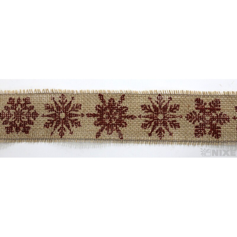 STUHA JUTA VLOČKA 45mmx4,5m*PŘÍRODNÍ+HNĚDÁ