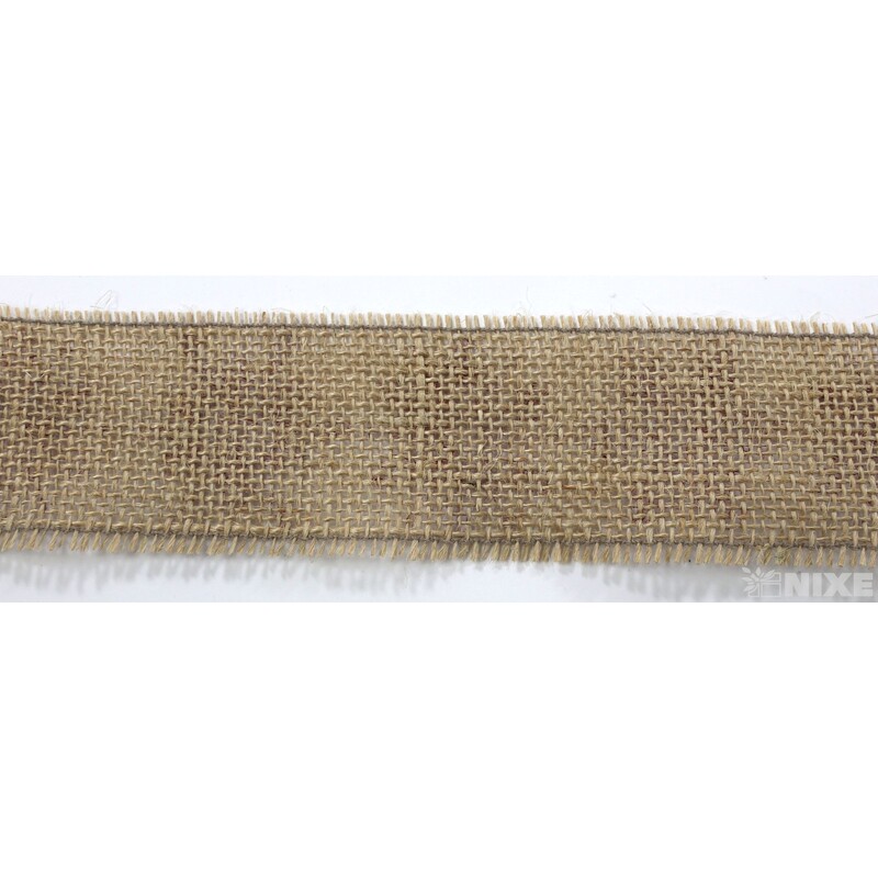 STUHA JUTA VLOČKA 45mmx4,5m*PŘÍRODNÍ+HNĚDÁ