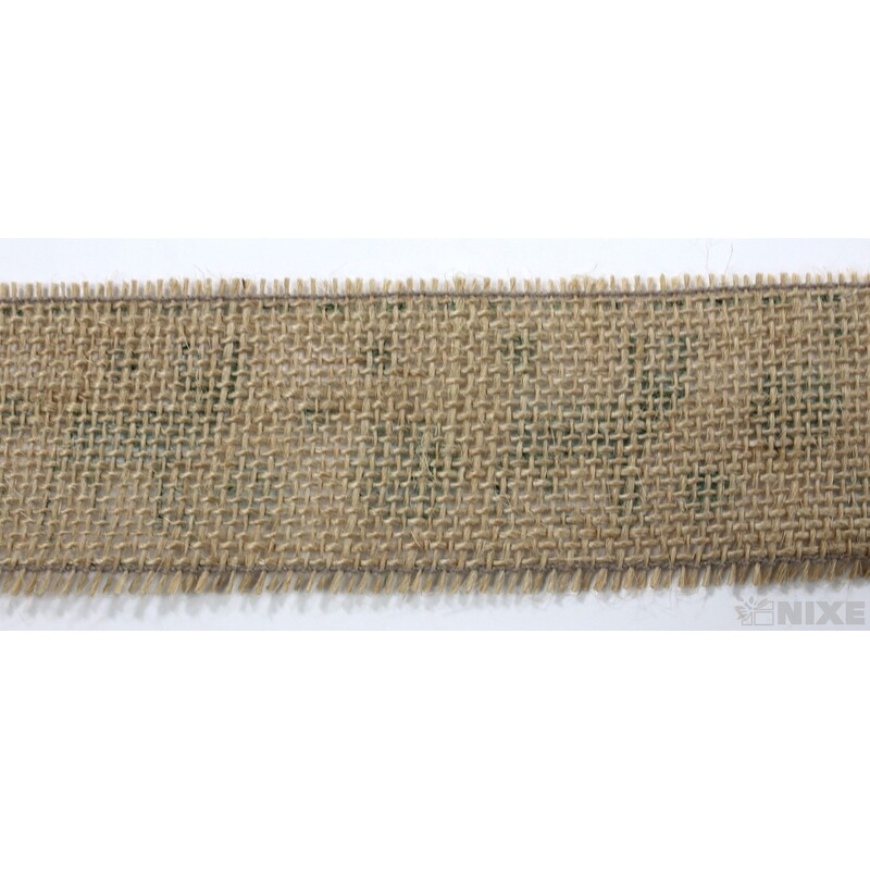 STUHA JUTA JELEN 45mmx4,5m*PŘÍRODNÍ+ZELENÁ