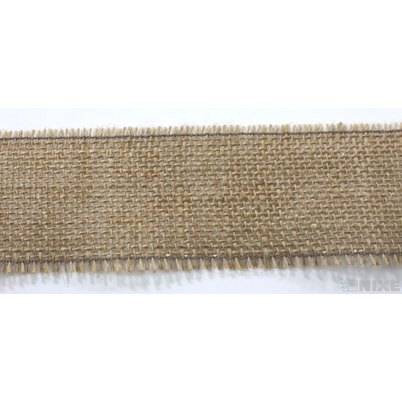 STUHA JUTA JELEN 45mmx4,5m*PŘÍRODNÍ+BÍLÁ