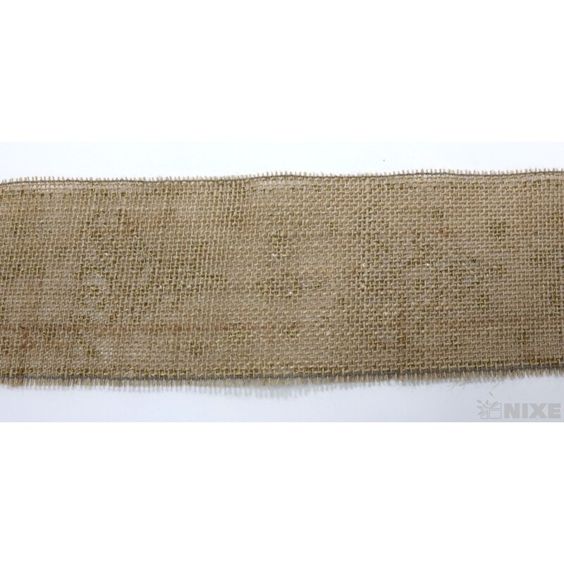 STUHA JUTA STROMEČEK 80mmx4,5m*PŘÍRODNÍ+BÍLÁ