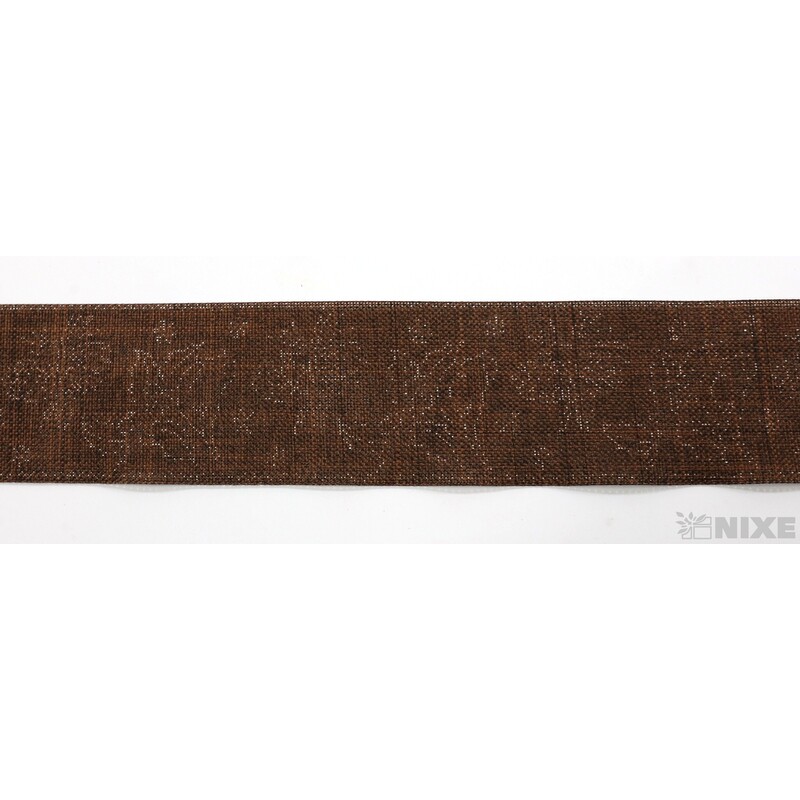 STUHA BAVLNA PTÁČEK 40mmx4,5m*HNĚDÁ+BÍLÁ