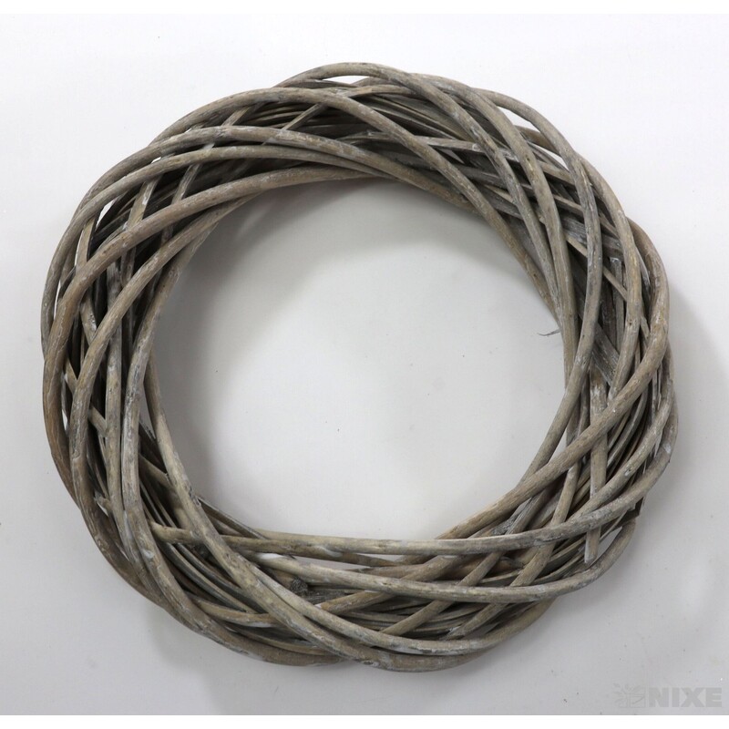 VĚNEC PROUTĚNÝ 20cm*ŠEDÁ SV.