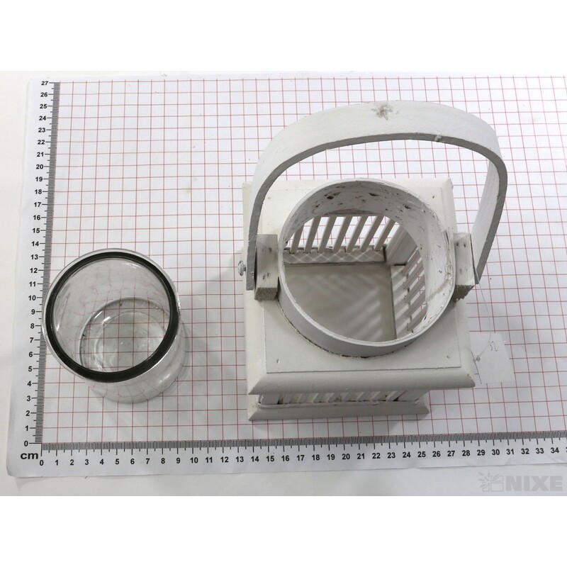 LUCERNA 12x12cm*BÍLÁ