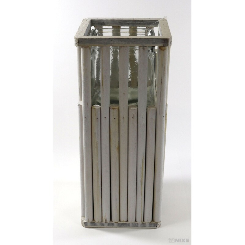 STOJAN SVÍCEN 13X32cm*BÍLÁ