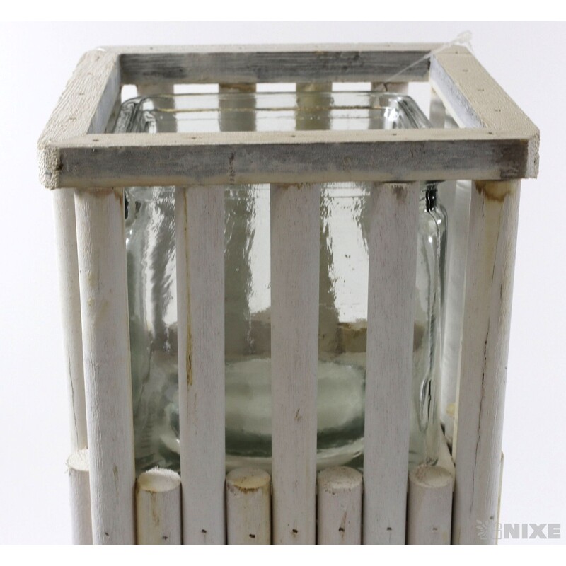 STOJAN SVÍCEN 13X32cm*BÍLÁ