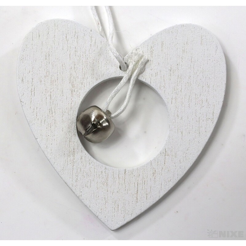 ZÁVĚS D VÁNOCE 6ks 6cm*STŘÍBRNÁ