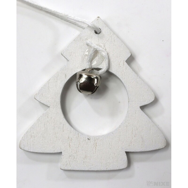 ZÁVĚS D VÁNOCE 6ks 6cm*STŘÍBRNÁ