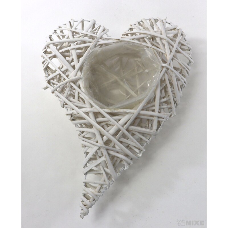 OBAL SRDCE PROUTÍ 28x37cm*BÍLÁ