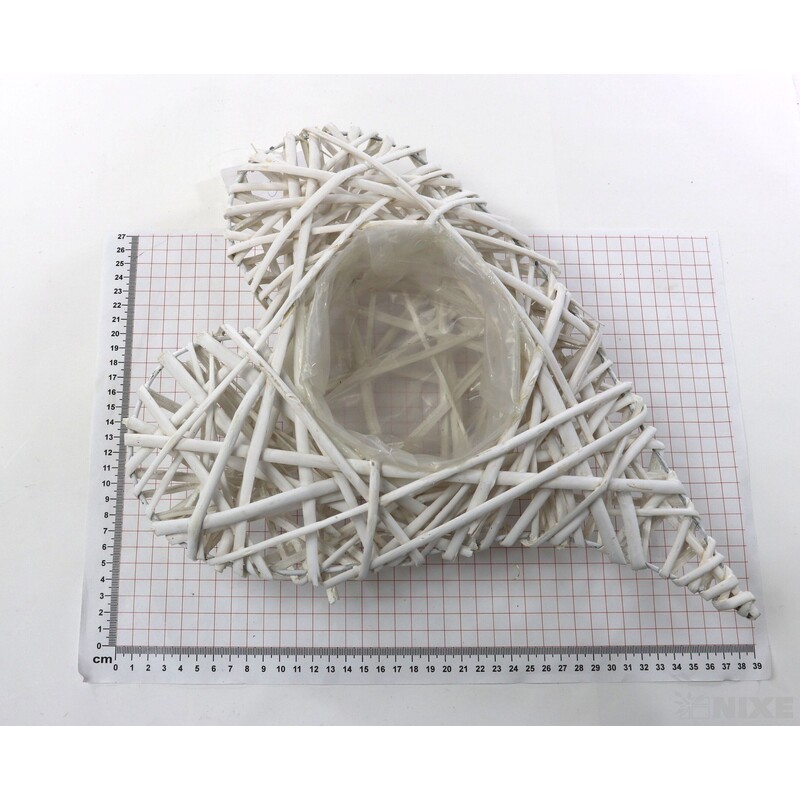 OBAL SRDCE PROUTÍ 28x37cm*BÍLÁ