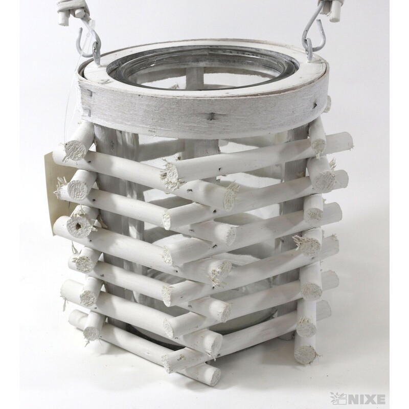 LUCERNA 15x13cm*BÍLÁ