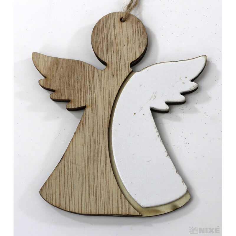 ZÁVĚS ANDĚL 13,5cm*BÍLÁ