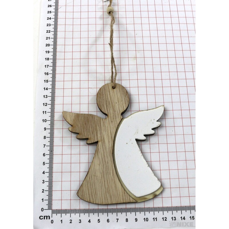 ZÁVĚS ANDĚL 13,5cm*BÍLÁ