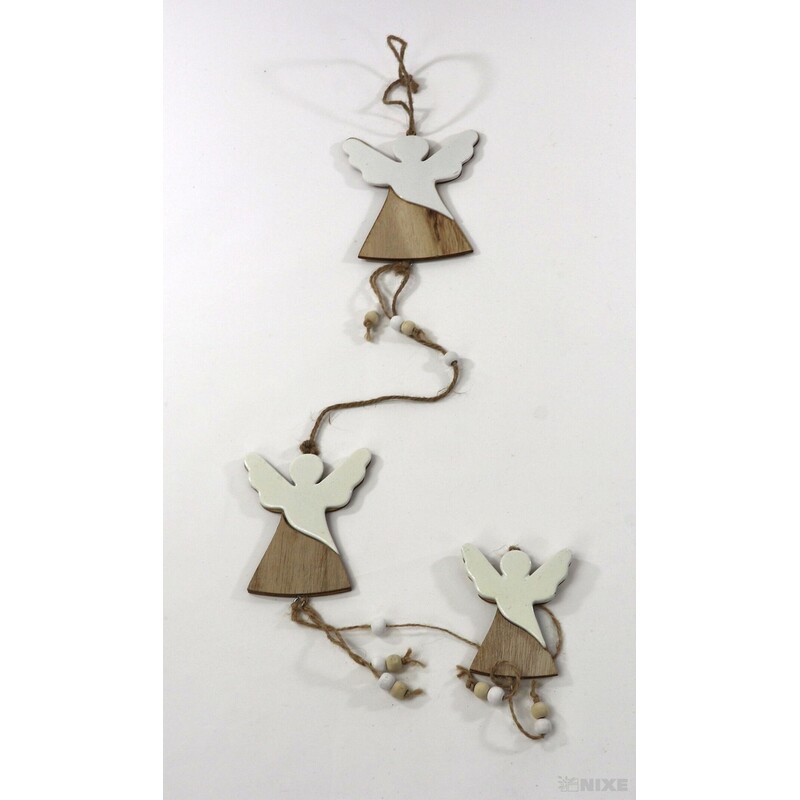 GIRLANDA ANDĚL 85cm*BÍLÁ