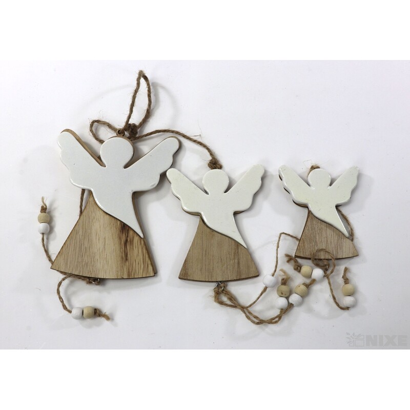 GIRLANDA ANDĚL 85cm*BÍLÁ