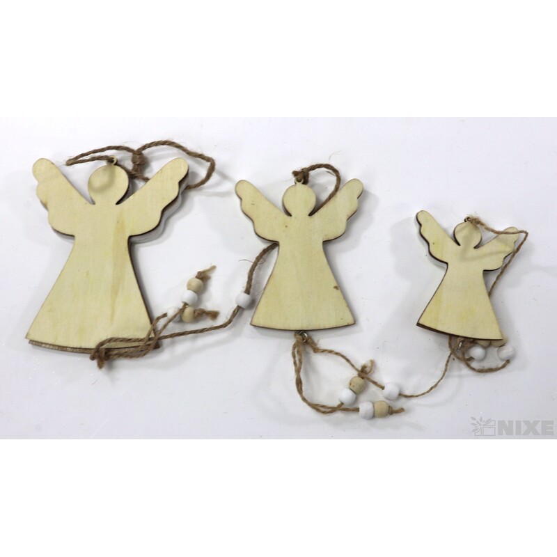 GIRLANDA ANDĚL 85cm*BÍLÁ