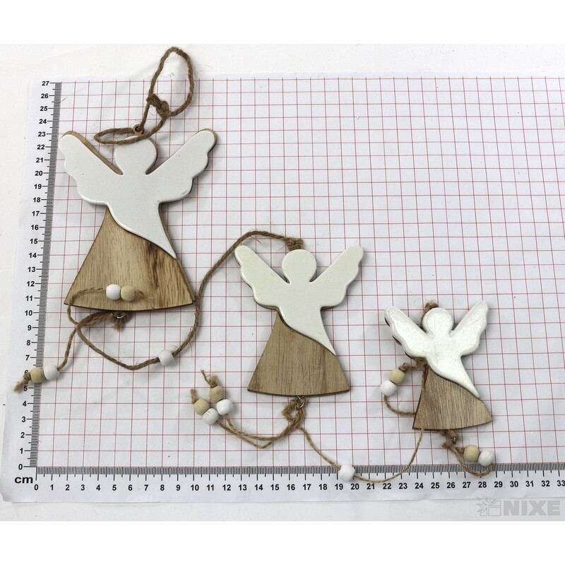 GIRLANDA ANDĚL 85cm*BÍLÁ