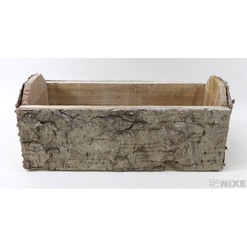 OBAL DŘEVO 10x27cm*BÍLÁ