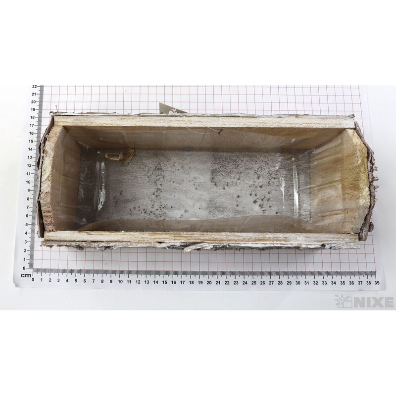 OBAL DŘEVO 10x27cm*BÍLÁ