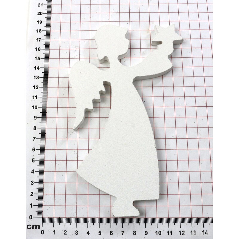 ANDĚL 18x8cm*BÍLÁ