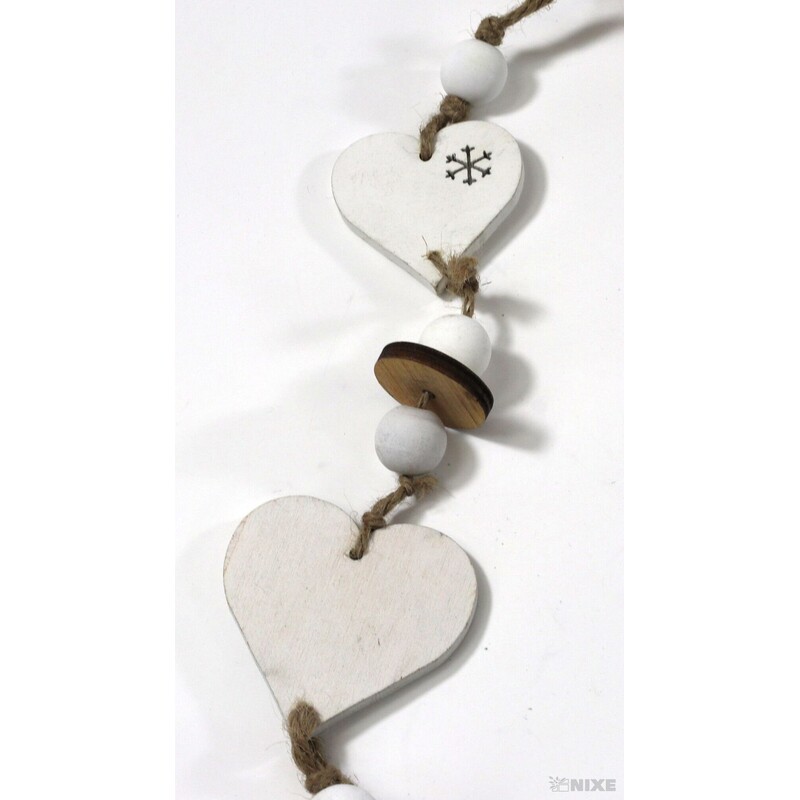 GIRLANDA VÁNOCE 80cm*BÍLÁ