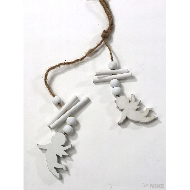 ZÁVĚS ANDĚL 20cm*BÍLÁ