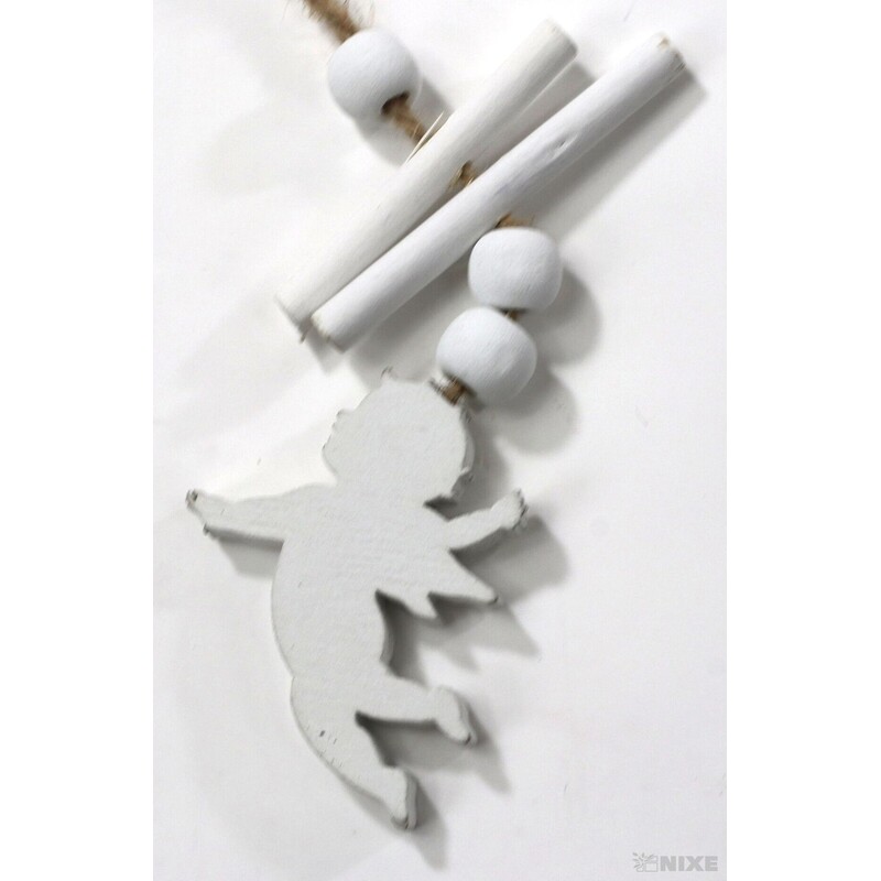 ZÁVĚS ANDĚL 20cm*BÍLÁ