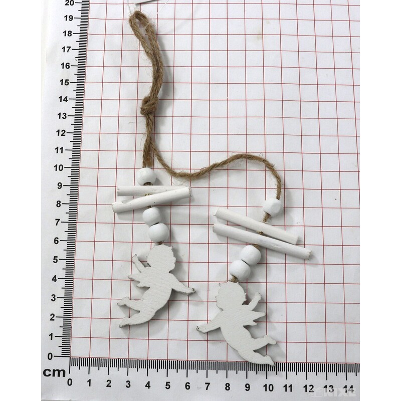 ZÁVĚS ANDĚL 20cm*BÍLÁ