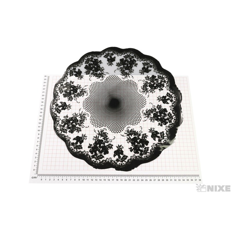 40cm KRAJKA RONDO*ČERNÁ