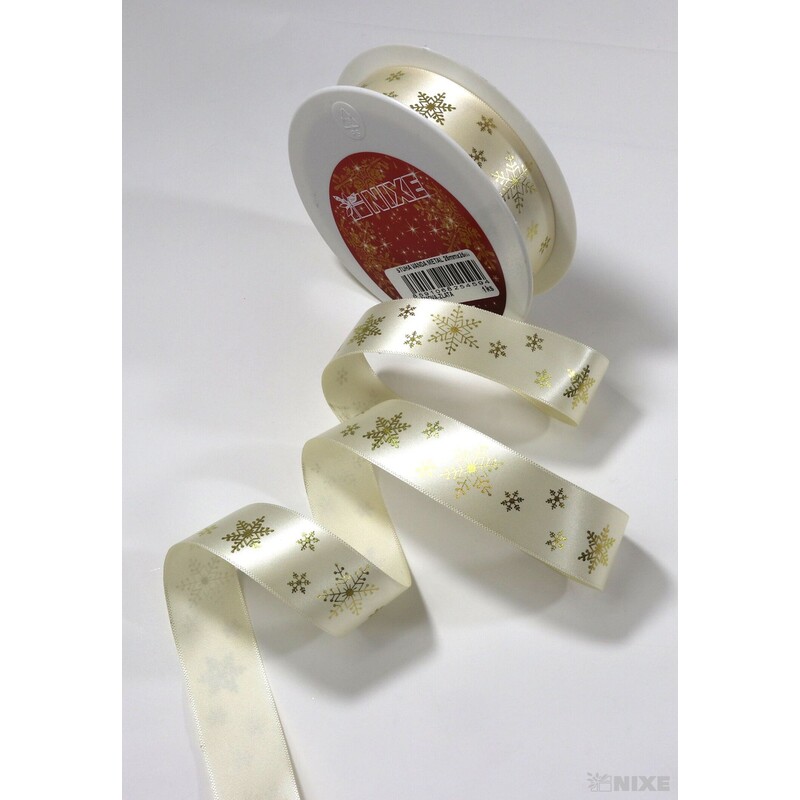 STUHA VANDA METAL 25mmx25m*KRÉMOVÁ-ZLATÁ