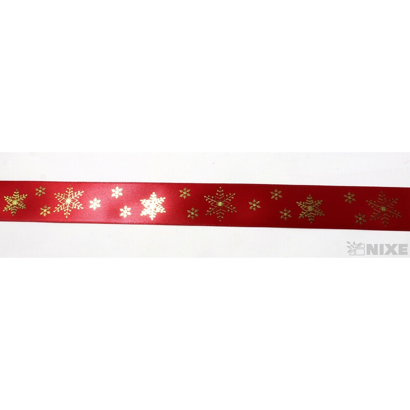 STUHA VANDA METAL 25mmx25m*ČERVENÁ-ZLATÁ