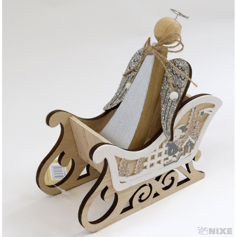 SÁŇKY DŘEVO 07x10x7cm*