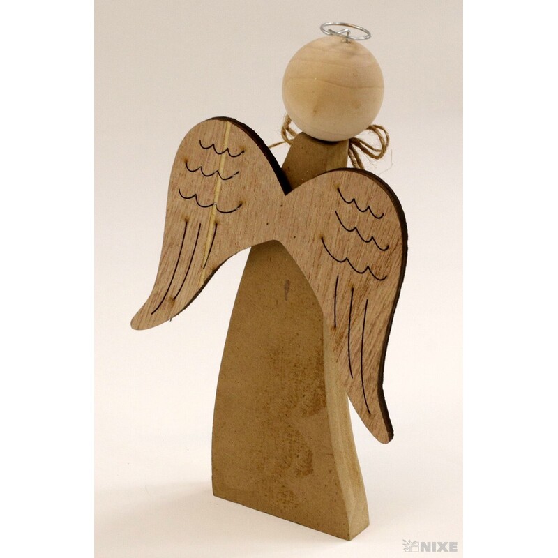 ANDĚL DŘEVO 10x20x2cm*