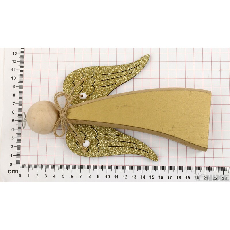 ANDĚL DŘEVO 10x20x2cm*